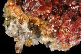 Red Calcite Crystal Cluster - Mexico #72011-2